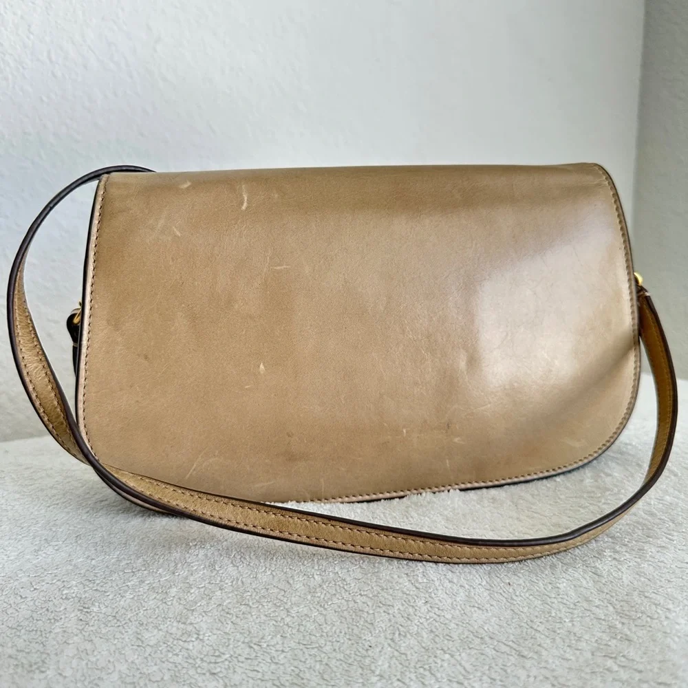 Tory Burch Miller Glazed Leather Clutch‎ bag